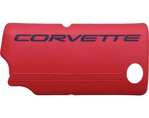 Corvette Fuel Rail Cover, Right, Red, Z06, 1999-2004