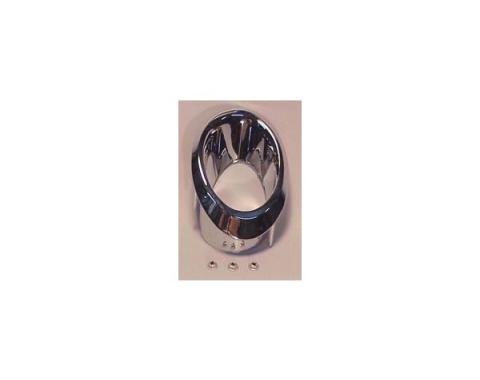 Corvette Exhaust Bezel, Right, 1966-1967