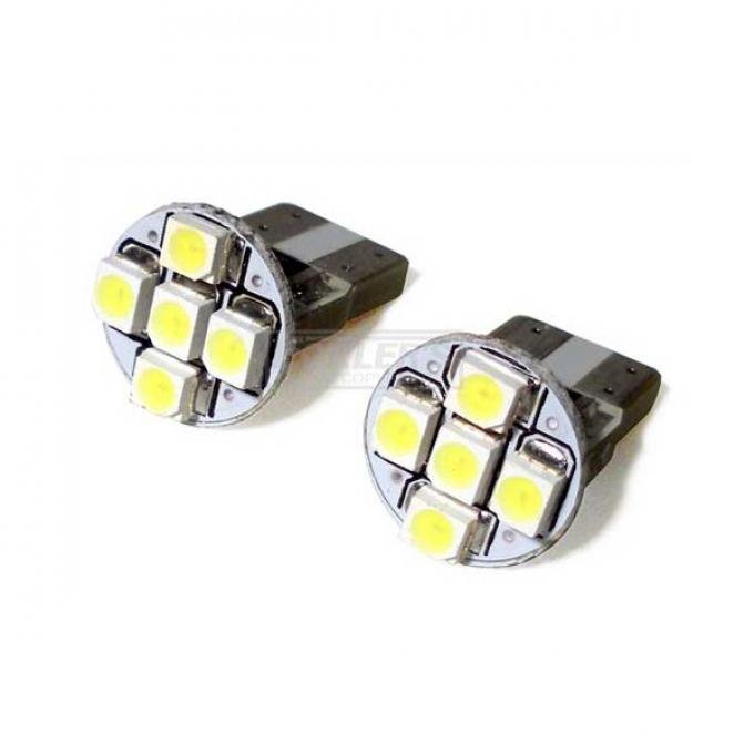 El Camino Ultra Bright LED Marker And Dash Bulb, White,1967-1981