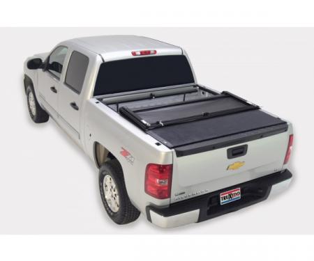 Truxedo Deuce Tonneau Bed Cover, Chevy Or GMC Truck, 8' Bed, With Factory Installed Track System, BLack, 2007-2013