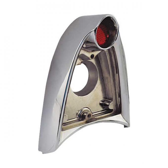 Ford Thunderbird Back-Up Light Housing, Chrome, 1956