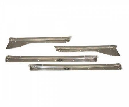 Chevy Sill Plates, Four Door Sedan And Wagon, 1953-1954