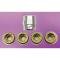 Firebird Wheel Lock Set, 7/16-20 Thread, McGard, 1967-1969