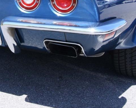 Corvette Rear Bumper, Replacement, Right, 1968-1973