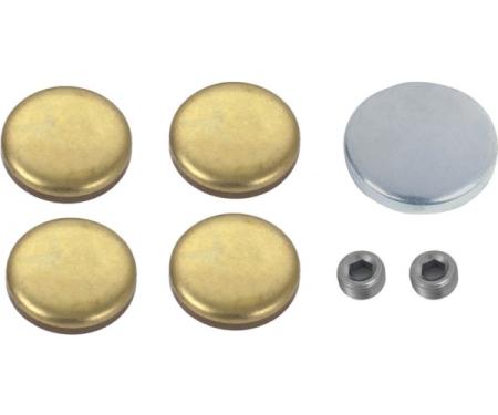 Soft Plug Set - Brass - 272 & 292 V8 - Ford
