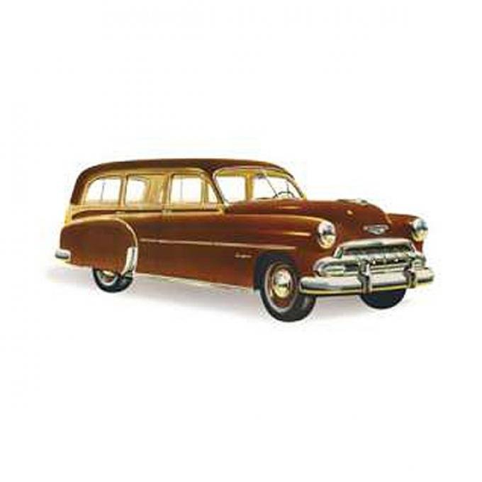 Chevy Sliding Quarter Glass, Station Wagon Except 1949 Woody, 1949-1952