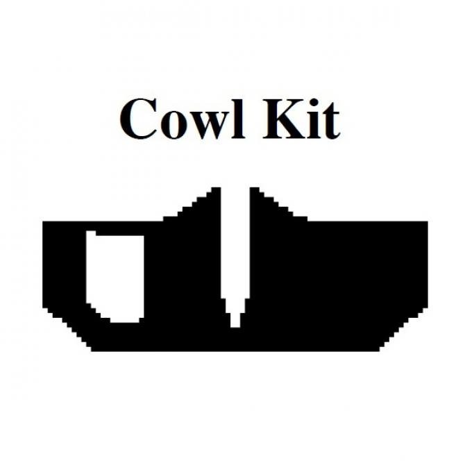 Insulation Kit, Cowl Kit, For Coupe, 1961-63
