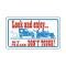 Magnetic Sign, Look & Enjoy But Please Don't Touch, 3 X 5