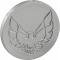 Firebird Center Cap Emblem, Gold, Aluminum Wheel, 1978-1981