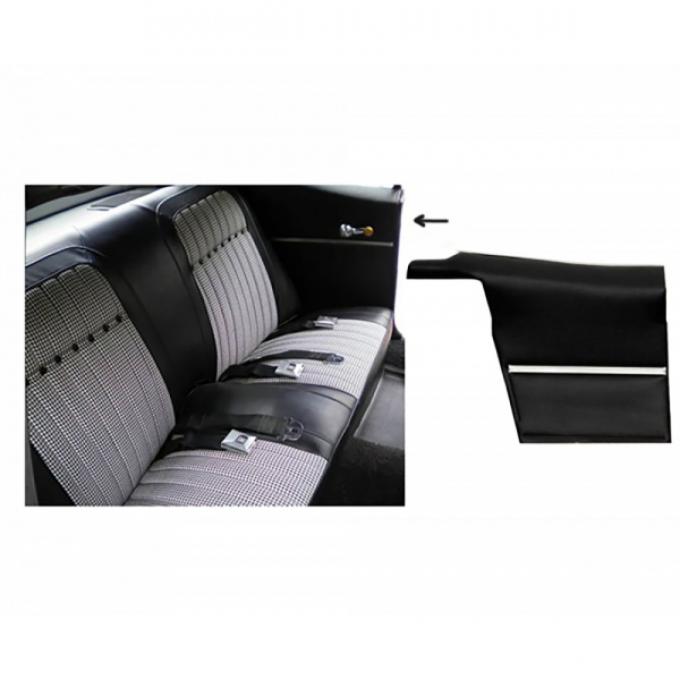 1969 Camaro Rear Side Panels, For Deluxe Interior, Assembled Coupe Only