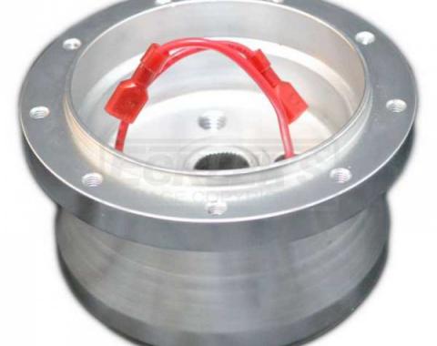 Nova And Chevy II Steering Wheel Adapter Hub, Volante S9, Billet Aluminum, 1962-1979