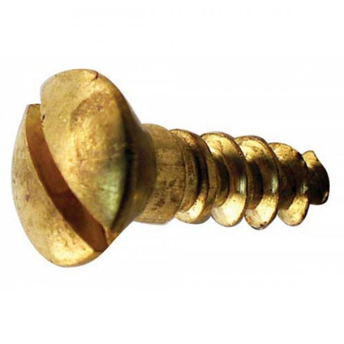 Model T Ford Steering Wheel Rim Screw Set - 4 Pieces - Brass - For Wood Rim