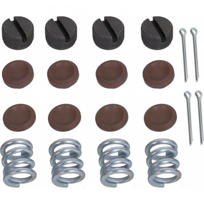 Tie Rod & Drag Link Rebuilding Kit - Teflon Impregnated With Bronze - 20 Pieces - Ford