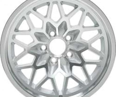 Firebird Wheel, Snowflake, Silver, 15" x 8", 1978-1981