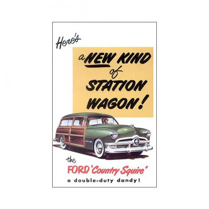 Ford Station Wagon Color Sales Brochure