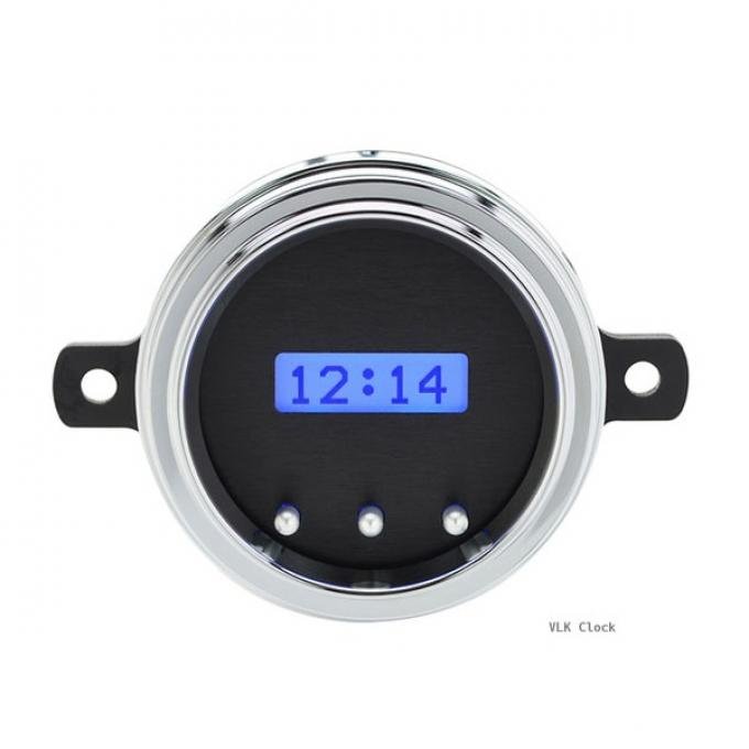 Ford Dakota VLK Digital Clock With Black Alloy Style Face, 1949-1950