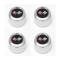Nova 1978 Corvette Pace Car Style Chrome Wheel Cap Set, For Corvette Style Aluminum Wheels