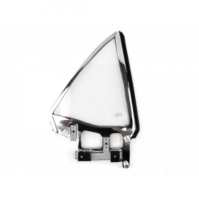 Ford Mustang - Convertible Quarter Window Assembly, Right, Clear, 1967-1968