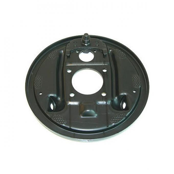 El Camino Rear Drum Backing Plate, Without Splash Shield, Left, 1964-1972