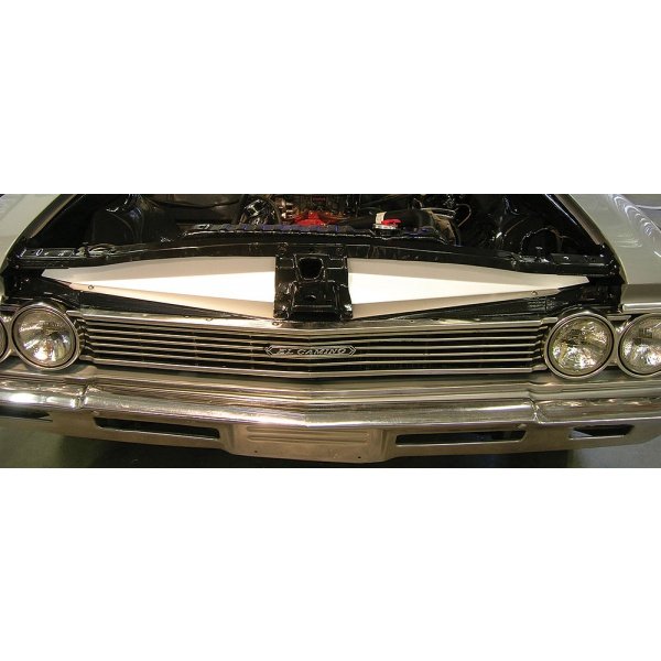 67 Chevelle Radiator Show Filler Panel Clear Anodized no Engraving 67CH-00C 