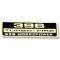 Chevelle Valve Cover Decal, 396 Turbo-Fire 325 hp, 1965