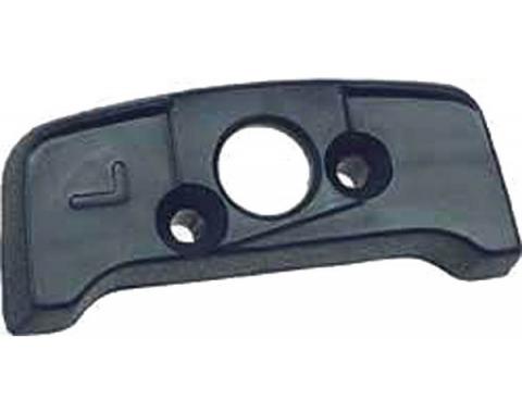 Camaro Shoulder Belt Guide Escutcheon, Dark Blue, LH, 1974-1992