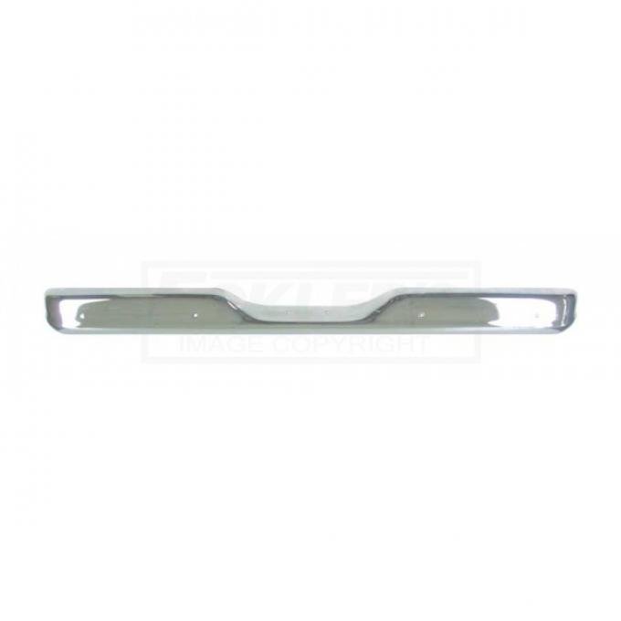 Chevy Truck Rear Bumper, Chrome, Fleetside, With License Plate Hole, Show Quality, 1960-1962
