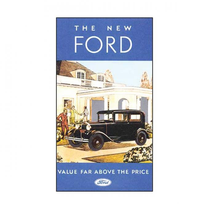 The New Ford - Value Far Above The Price, 1931