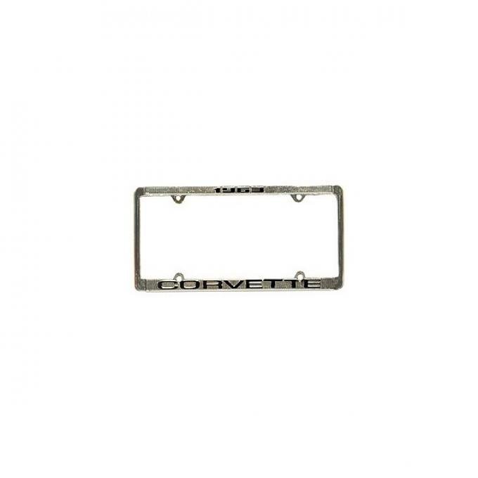 Corvette Chrome License Frame, 1963-1982