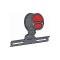 Model A Ford Tail Light - Drum Type - For Commercial Trucks- Black Body - Top Quality - Right