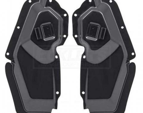 Camaro Convertible Rear Inner Kidney Cover, Left And Right Set, 1967-1969