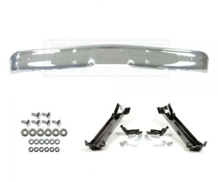 Truck Front Bumper Kit, Chrome, Show Quality, 2WD, Chevy 1967-1970 or GMC 1967-1968