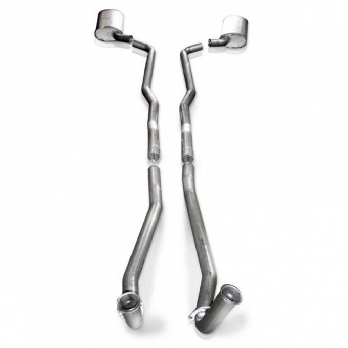 Corvette Exhaust System, Big Block 390hp & 435hp, Aluminized 2-1/2" With Manual Transmission, 1968