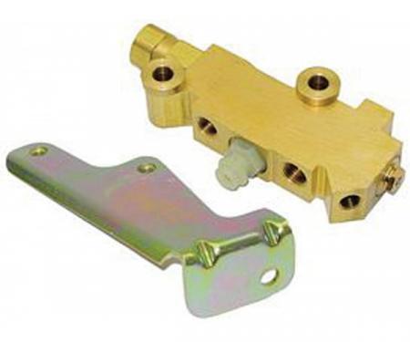 Camaro Proportioning Valve & Bracket Set, Disc Brake Conversion, 1967-1969