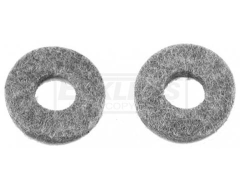 Full Size Chevy Clutch Cross Shaft Felt Washers, 1962-1975