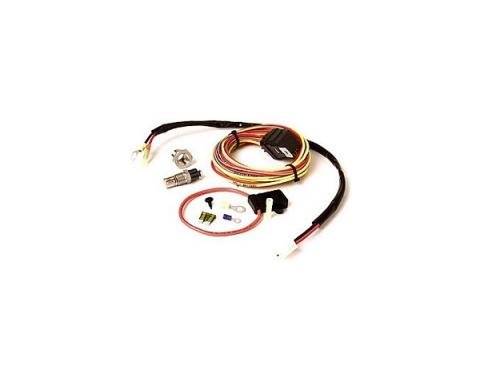 Corvette Electric Radiator Cooling Fan Wiring Harness Kit, Be Cool, 1961-1982