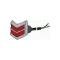 Tail Light Assembly - Ford 1940 Passenger - Red Lens - 6 & 12 Volt Bulbs - Left Or Right