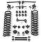 Full Size Chevy Front End Suspension Rebuild Kit, With Standard Coil Springs & Polyurethane Bushings, 1958-1960