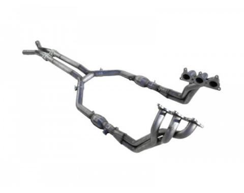 Camaro 1-3/4'' x 2-1/2'' Headers With H-Pipe, Connectors, And Catback, Off Road Use Only, V6, 2010-2015