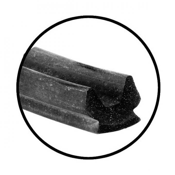 Model T Ford Top Window Cushion - Rubber - Closed Car - 31 - Reuse Your Metal Retainer