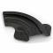 Chevy Short Curved Quarter Window Track, Left, Used, 2-DoorSedan, 1955-1957