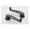 Window Crank Handles, Lokar Windowed Billet Aluminum, Pair, Midnight Black, GM 1949-1954