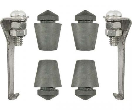 Model A Ford Stone Guard J Clip Hardware & Bumper Kit