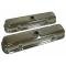 Firebird Chrome Valve Covers, V8, Smooth, Unbaffled, 1967-1979