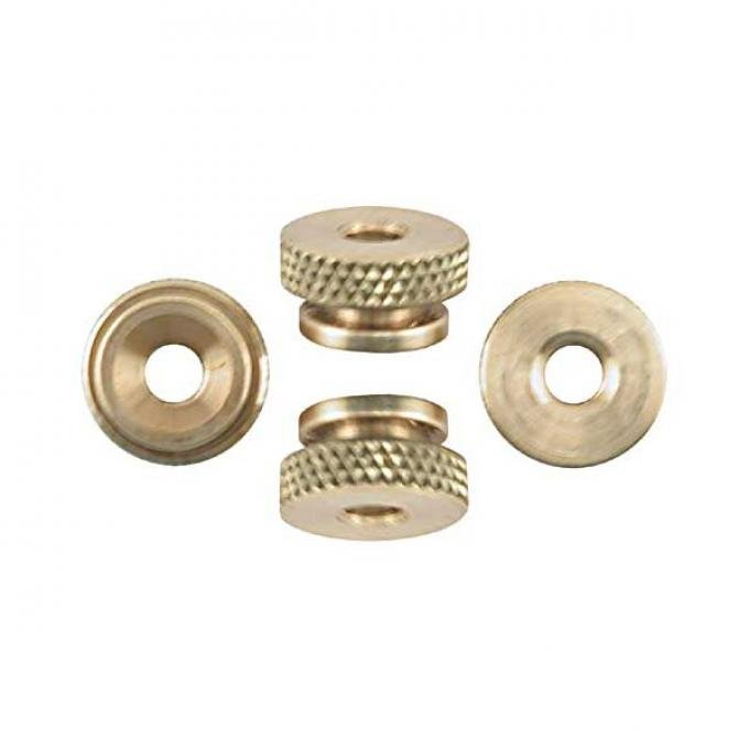 Model A Ford Spark Plug Nut Set - 4 Pieces - Fits Champion 3X Plugs