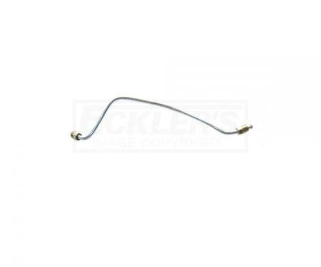 Corvette Rear Left Wheel Brake Lines, Stainless Steel, 1963-1964