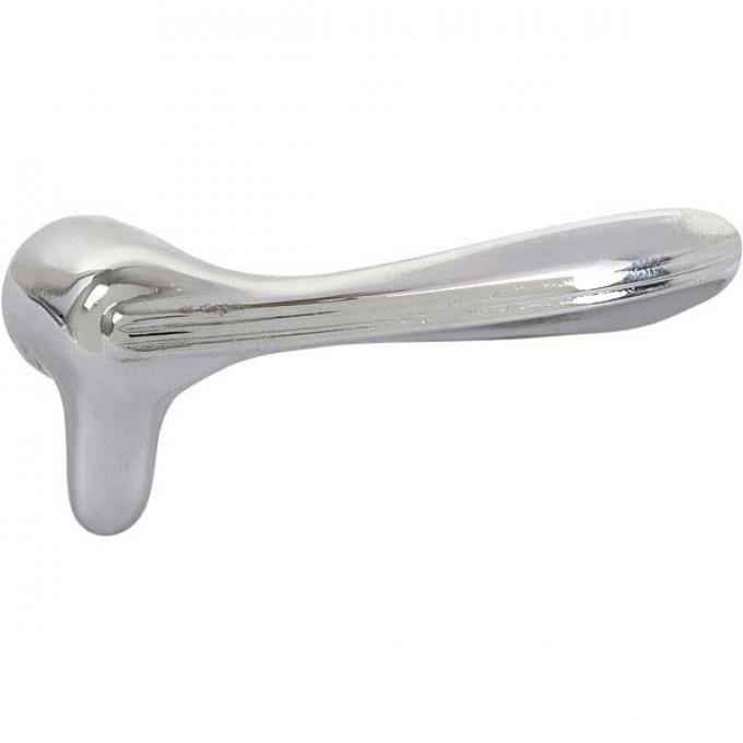 Rear Vent Window Handle - Left - Chrome - Ford Coupe