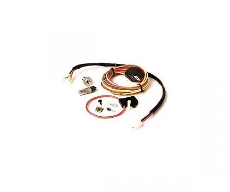 Corvette Electric Radiator Cooling Fan Wiring Harness Kit, Be Cool, 1961-1982