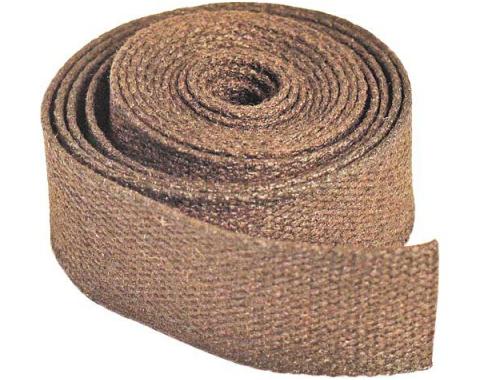 Model A Ford Running Board Bracket Anti-Squeak Welt - 4 Foot Roll Of 1/16 X 3/4 Woven Fabric