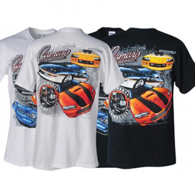 Camaro T-Shirt, Multi-Generational, Black